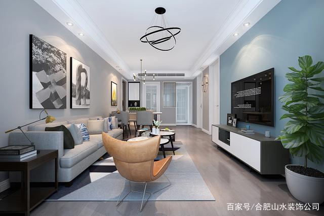 110平米三室两厅现代风格装修