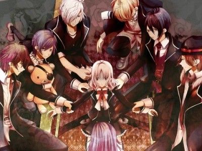 「diabokid lovers」「魔鬼恋人」插画 吸血鬼 逆卷家族x小森唯