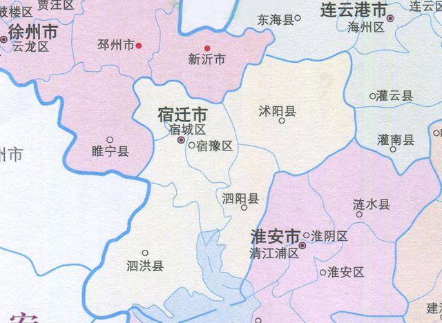 宿迁民营企业100强分布图:宿豫区19家,泗洪县15家