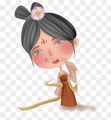 中国风唐代少女