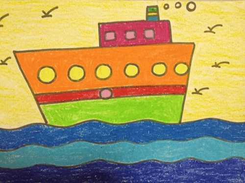 幼儿园儿童画的课程指导与范画欣赏