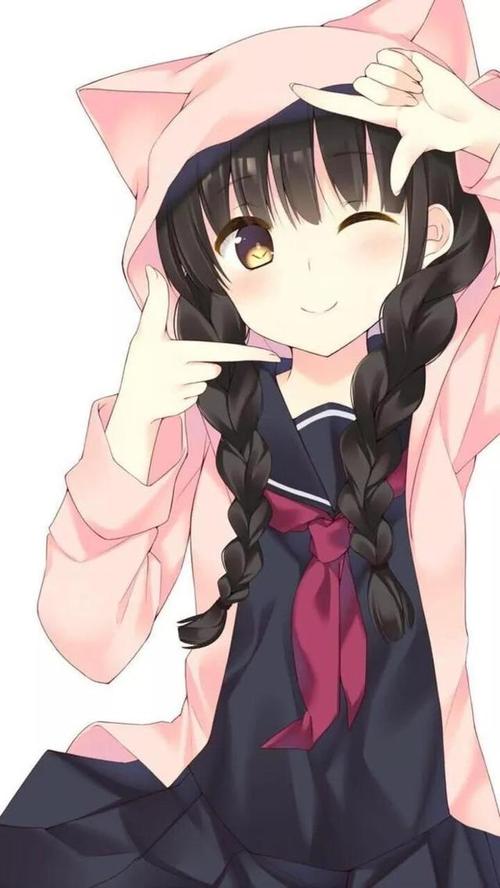 可爱二次元美少女,每一帧都是经典