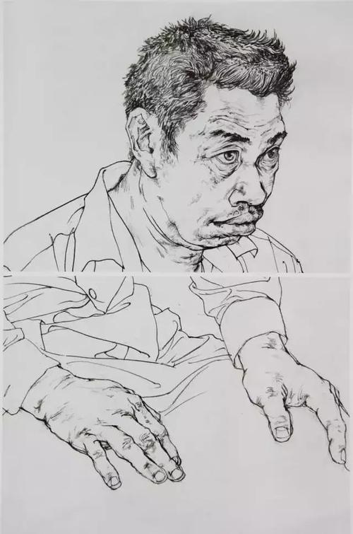 徐默线描人物速写作品欣赏|中国画|中国美术学院|优惠