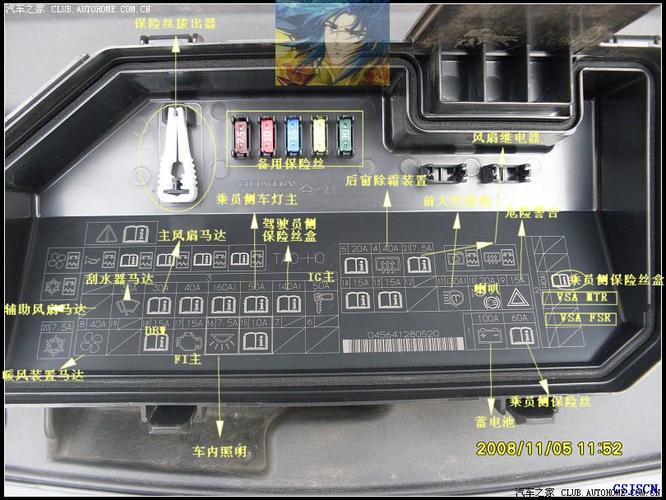 雅阁八代保险丝图解送给不爱看说明书的人