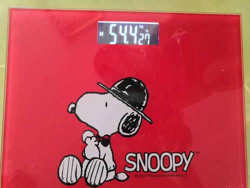 今天早上起来,第一件事就来称一下体重,想看看这个没大吃大喝的年