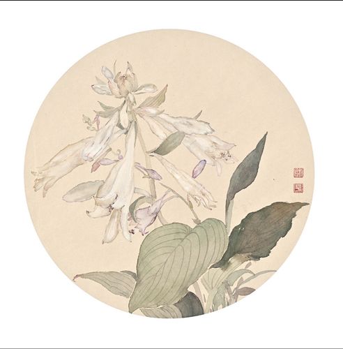 庞平没骨花鸟小品集
