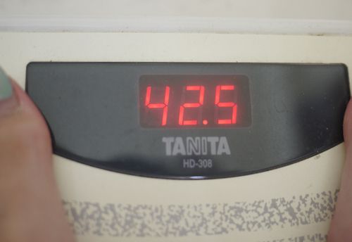 除了体重之外,我觉得曲线更是重要