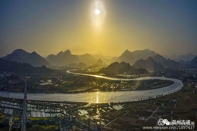 温州瑞安飞云江段美丽港湾