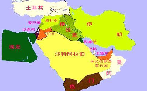 以色列与其附近的阿拉伯国家都有冲突,所以又叫阿以战争.