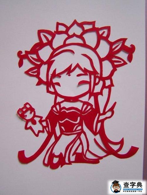 简单人物剪纸图案大全及方法 手工剪纸图片大全简单