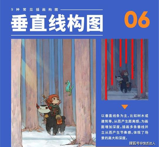 轻备学院:九种构图技巧教你如何提高插画绘画的技巧!