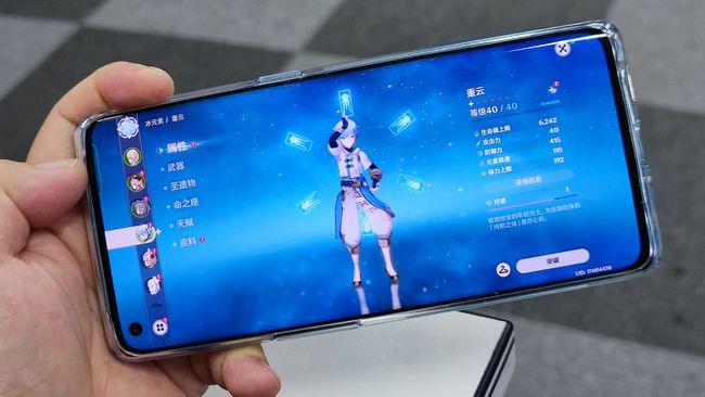 oppo reno 6超大杯 玩《原神》一点不怂 而且不热