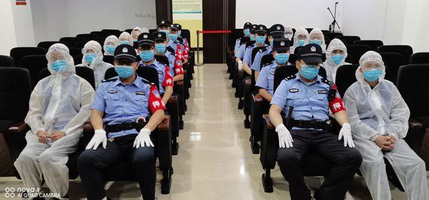 神木法院法警大队恪尽职守圆满完成电信诈骗庭审保障任务