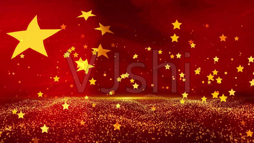 4k五角星国旗背景循环_4096x2304_高清视频素材下载