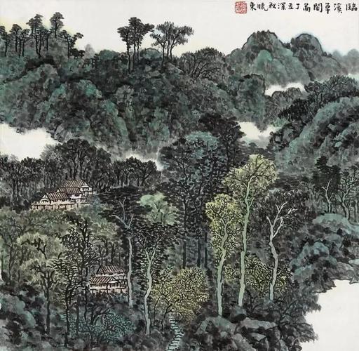 崔晓东山水画,入古不泥古的创新画家!