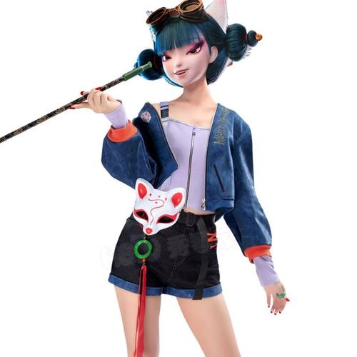 白蛇青蛇劫起宝青坊主cosplay服装道具二次元萝莉学生烟斗眼镜全