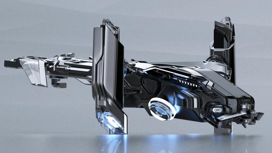 科幻运输直升机