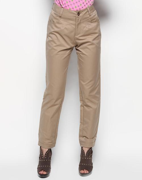 香槟色个性休闲长裤