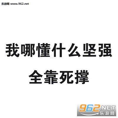 你手机拿反了表情包文字图片|我哪懂什么坚强全靠死撑朋友圈封面图片