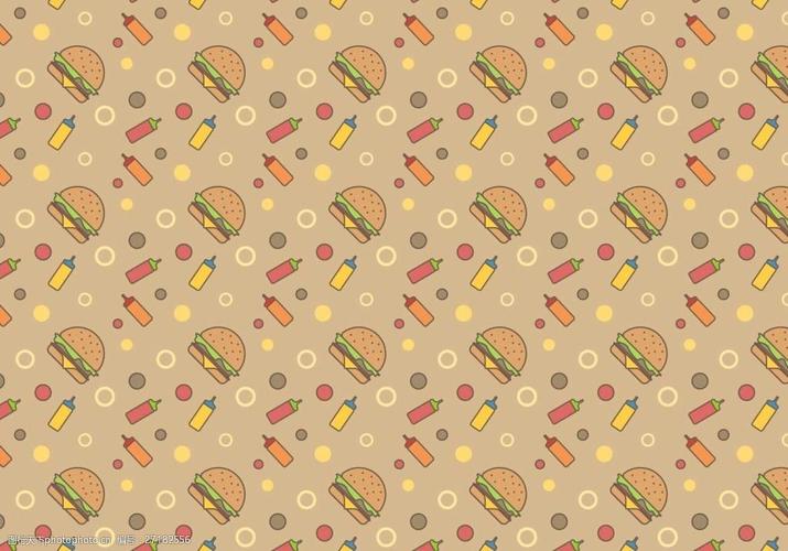 快餐美食汉堡背景