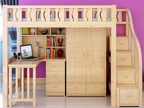 上面是床下面是书桌的叫什么床