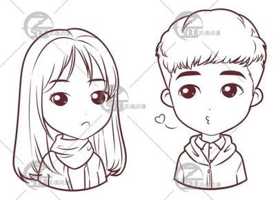 q版头像卡通照片设计人物定制微信logo形象纪念日特价真人转漫画-淘宝