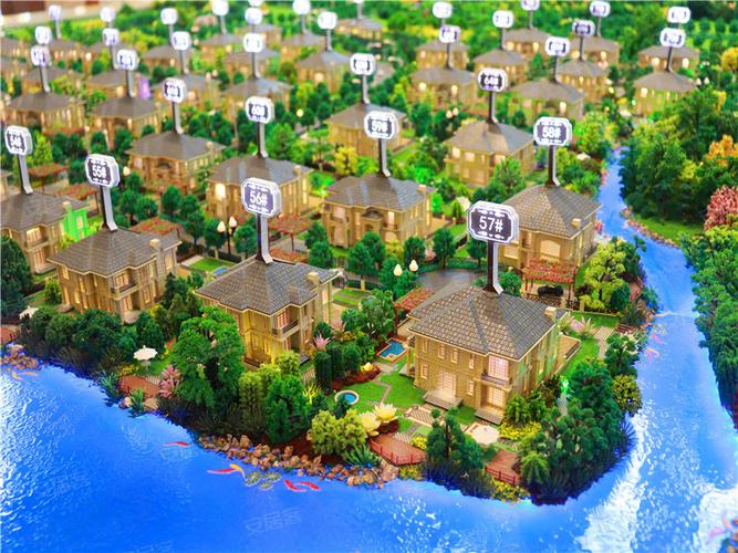 淄博华侨城别墅岛-沙盘图(60) - 淄博安居客