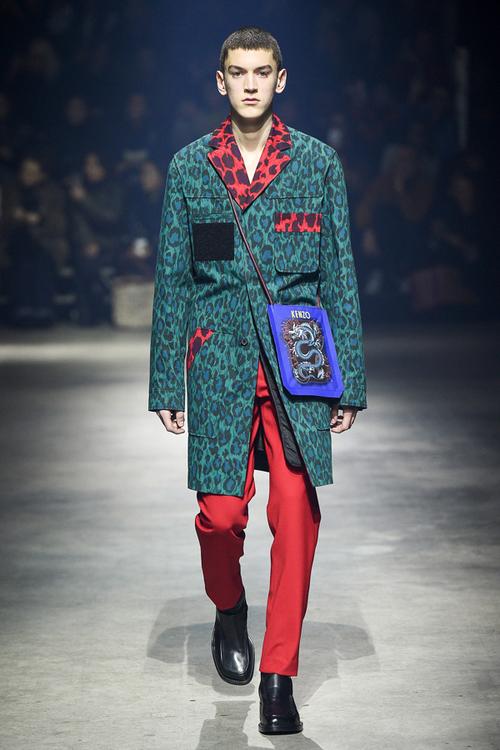 kenzo 2018秋冬时装秀:色彩盛宴