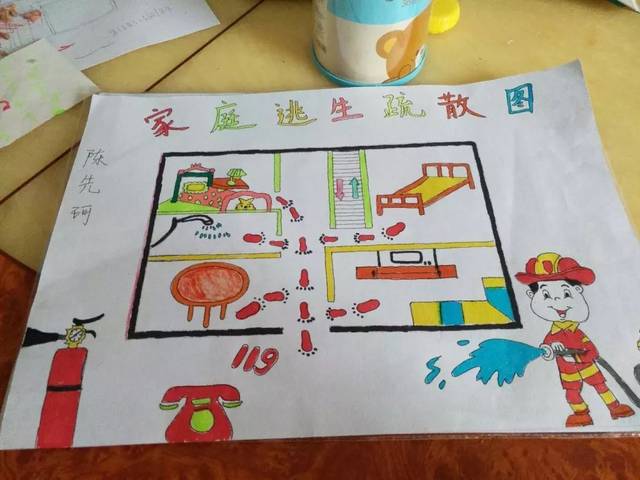 孩子的消防安全教育,离不开家长的支持与配合,各班教师发动班级家长