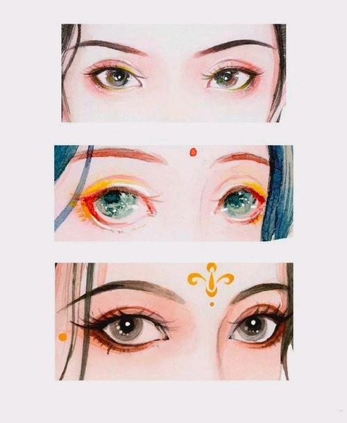 绝美的古风仙女眼睛画师野篆