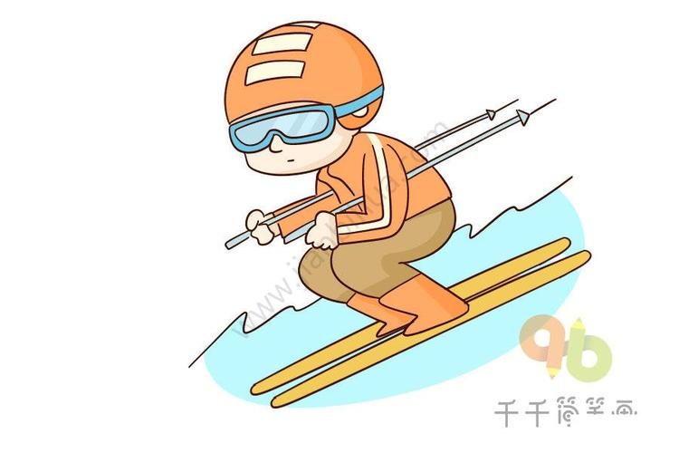 儿童简笔画牙医的画法儿童简笔画双板滑雪运动员画法单板滑雪运动员
