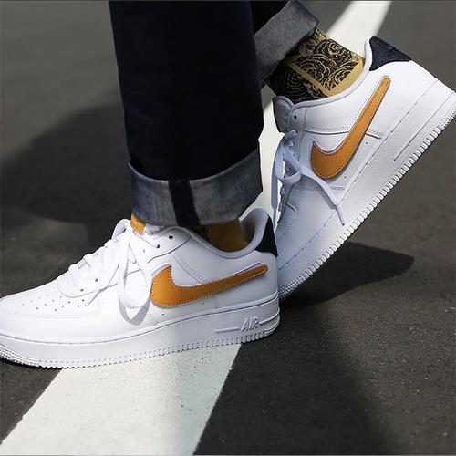 nike 耐克 男款 空军一号 魔术贴 低帮 换钩 休闲鞋 nike air force 1