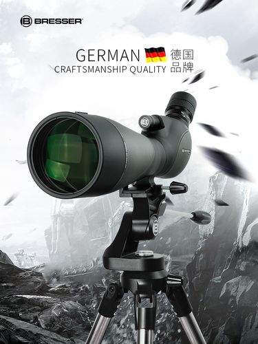 德国bresser100大口径单筒高倍高清微光夜视观鸟镜眼专业级望远镜