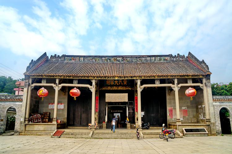 杏坛右滩村,黄氏大宗祠,六祖庙,花洲岛游(二)