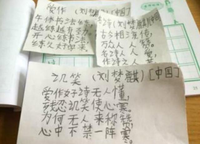 小学生的"打油诗"火了,搞笑中藏着天赋,老师:可塑性还是很强