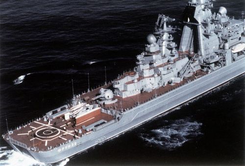 计划让第3艘"基洛夫"级核动力巡洋舰"纳希莫夫海军上将"号(admiral