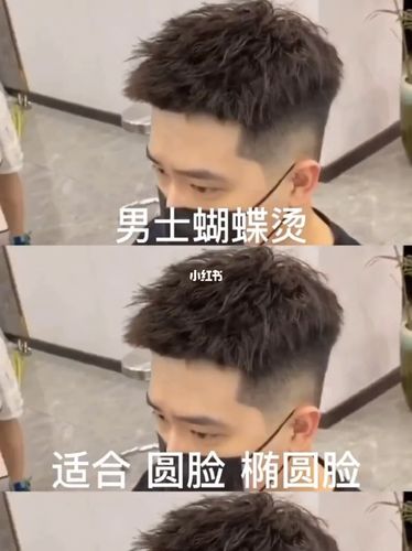 厦门烫发最97蝴蝶烫清爽阳光帅气型自然蓬松_发型_男士发型_染发