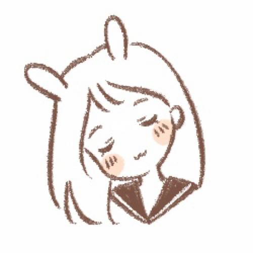 头像|闭上眼睛想想_头像_表情包_procreate_笔刷_头像