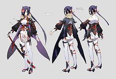 角色设计原画三视图
