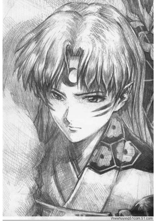 动漫人物素描精品