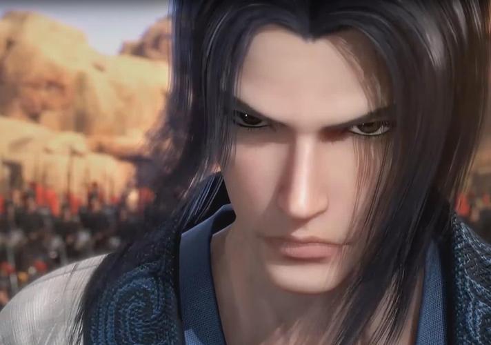 秦时明月,盖聂残月谷单挑300秦军,大叔太帅请勿舔屏