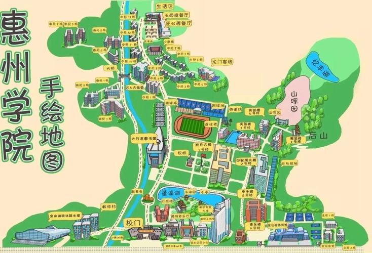 惠州学院地图_惠州学院_教育_教育其他