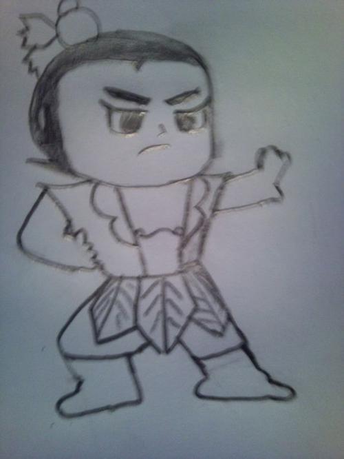 儿童画喷水葫芦娃怎么画