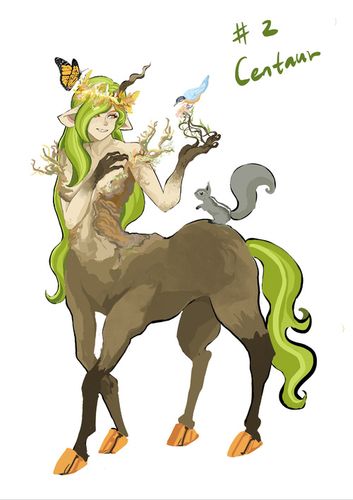 是抹茶口味的半人马小姑娘x 看.