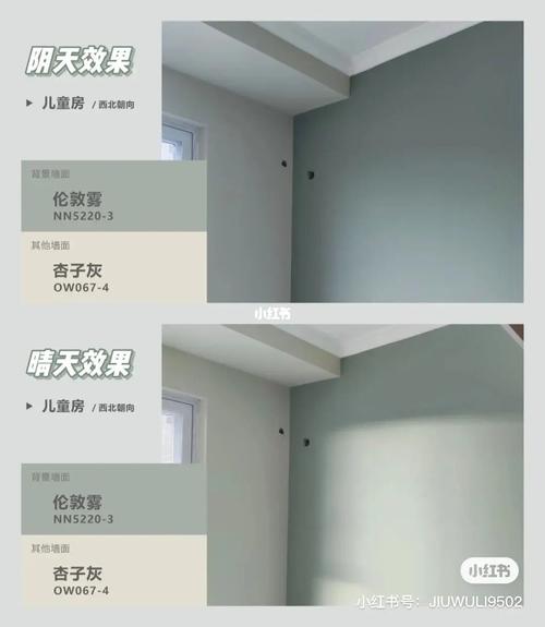 提前把乳胶漆颜色选好了,立邦的网红色大面积太空漫步,主卧背景奶咖