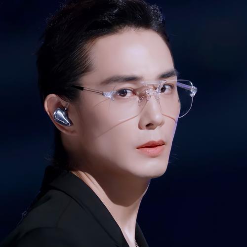 披荆斩棘的哥哥李承铉同款透明多边形无框眼镜时尚男女大框平光镜