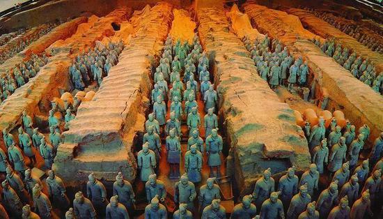 秦兵马俑. 资料照片