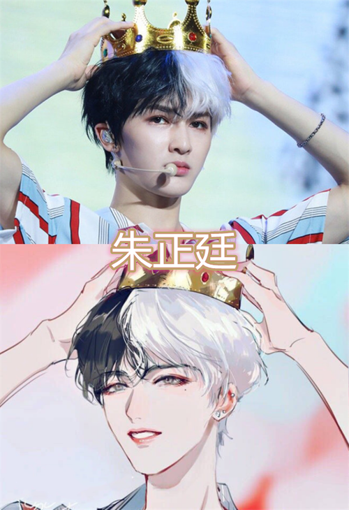 明星漫画脸真的绝朱正廷可爱杨紫漂亮看到王一博人形手办吧