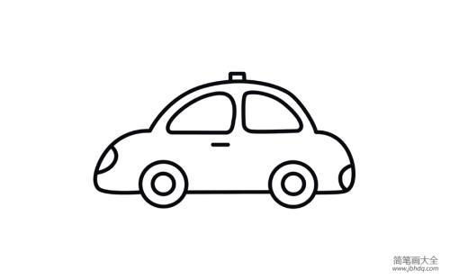 简单简笔画小汽车