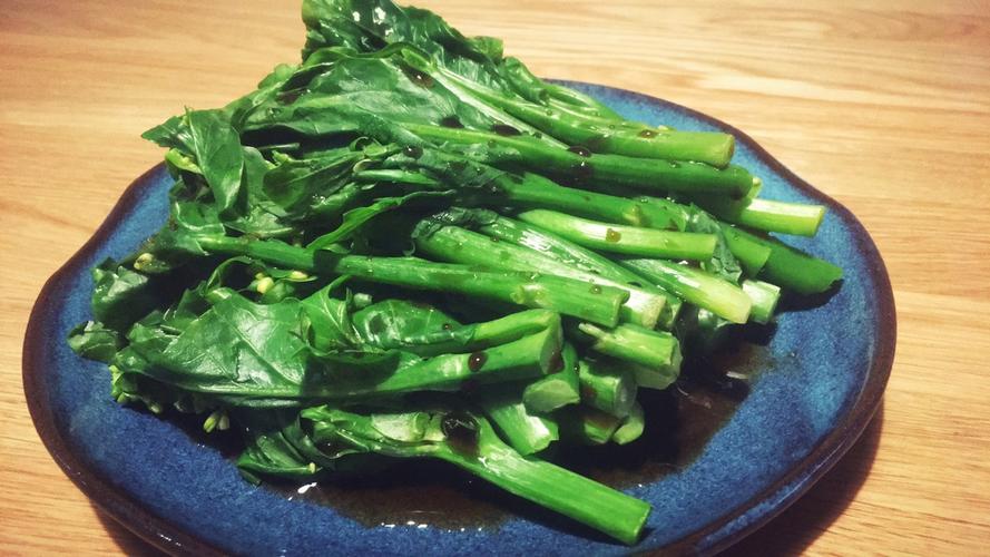 白灼芥兰苗的做法图解8